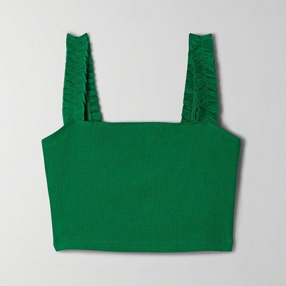 Sunday best firecracker tank top in Kelly green